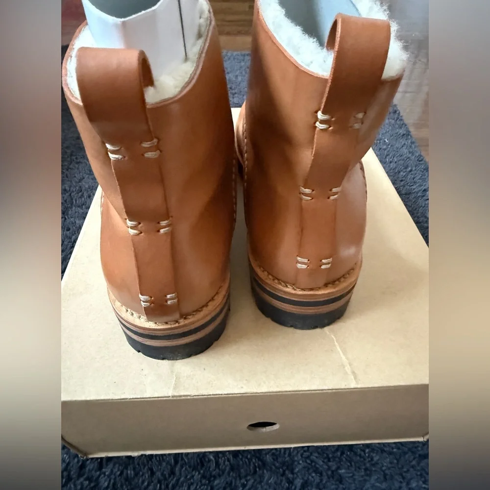 FEIT Shearling Boot Limited Addition Men’s Leather Tan Boots